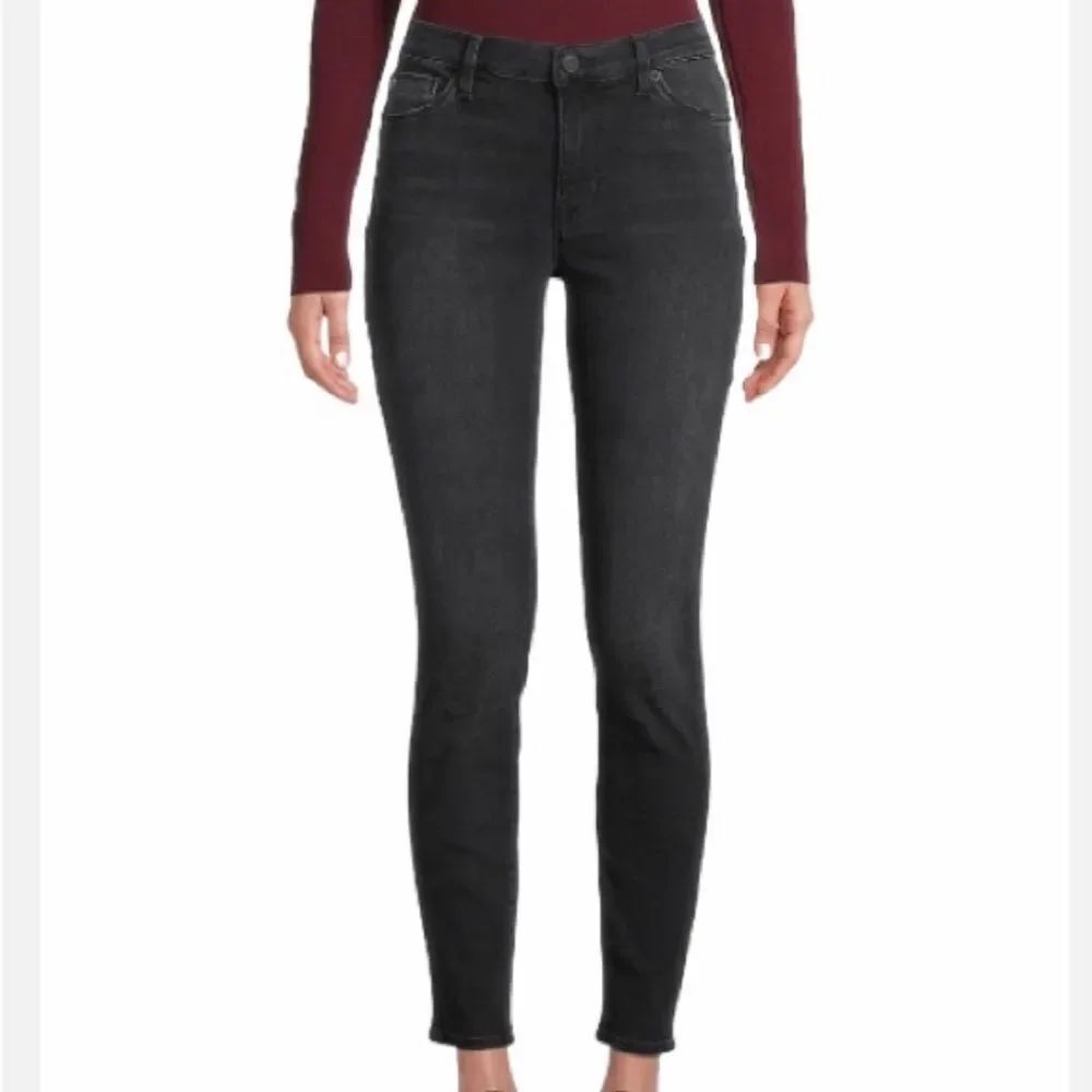 Hudson Holly Skinny Jean Black High Rise Womens 30
